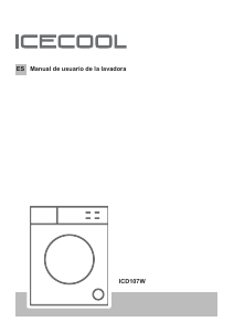 Manual de uso Icecool ICD107W Lavadora