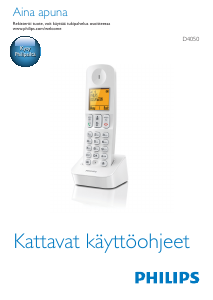 Käyttöohje Philips D4050W Langaton puhelin