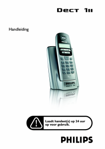 Handleiding Philips DECT 111 Draadloze telefoon