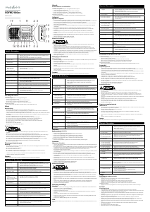 Instrukcja Nedis RDFM2100WT Radio