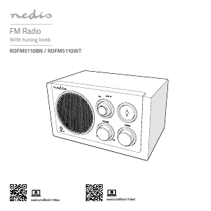 Εγχειρίδιο Nedis RDFM5110BN Ραδιόφωνο