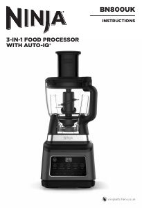 Manual Ninja BN800UKDB Food Processor