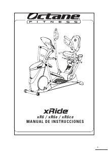 Manual de uso Octane xRide xR6 Bicicleta elíptica