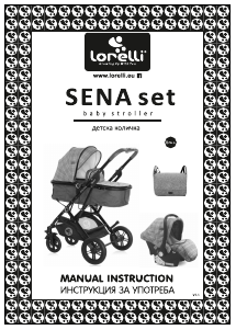 Bedienungsanleitung Lorelli Sena Set Kinderwagen