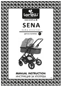 Bedienungsanleitung Lorelli Sena Kinderwagen