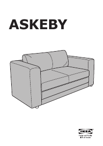 Priručnik IKEA ASKEBY Sofa na rasklapanje