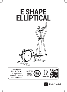 Manual de uso Domyos E Shape Bicicleta elíptica