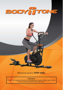 Manual de uso Bodytone MTDP-20204 Bicicleta elíptica