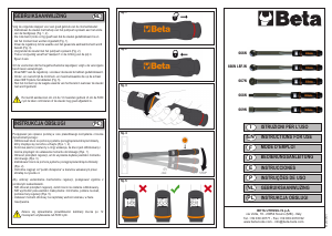 Manual de uso Beta 668N Llave inglesa