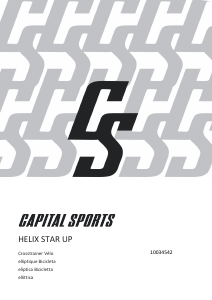 Priručnik Capital Sports Helix Star Up 10034542 Eliptični bicikl