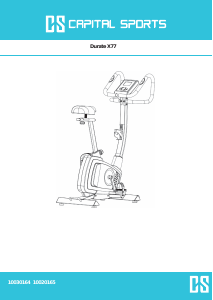 Priručnik Capital Sports Durate X77 10030164 Sobni bicikl