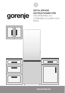 Bruksanvisning Gorenje ONRK619DOL-L Kyl-frys