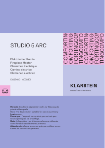 Handleiding Klarstein 10038400 Studio 5 ARC Elektrische haard