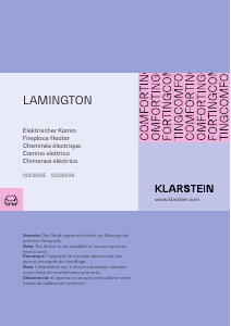 Manual de uso Klarstein 10038006 Lamington Chimenea electrica