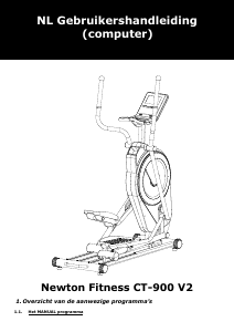 Handleiding Newton Fitness CT-900 V2 Crosstrainer