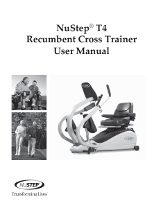 Manual NuStep T4 Cross Trainer