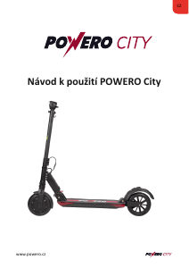 Manuál Powero City Elektrický skútr