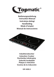 Handleiding Topmatic DIP-4200.2 Kookplaat