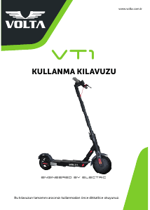 Kullanım kılavuzu Volta VT1 Elektrikli scooter
