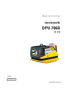 Bruksanvisning Wacker Neuson DPU 7060F t Vibratorplattor