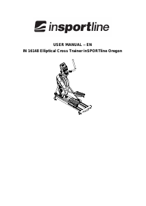 Manual inSPORTline IN 16148 Cross Trainer