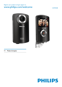 Mode d’emploi Philips CAM102BU Caméscope