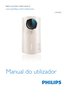 Manual Philips CAM200WH Câmara de vídeo