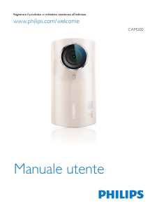 Manuale Philips CAM200WH Videocamera