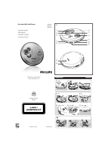 Käyttöohje Philips EXP2460 Kannettava CD-soitin