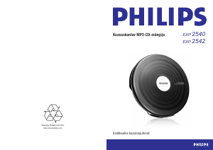 Kasutusjuhend Philips EXP2540 Discman