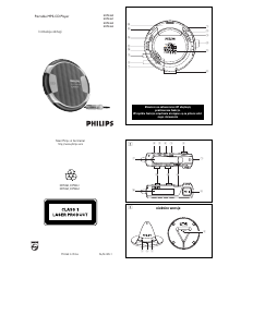 Instrukcja Philips EXP3460 Przenośny odtwarzacz CD