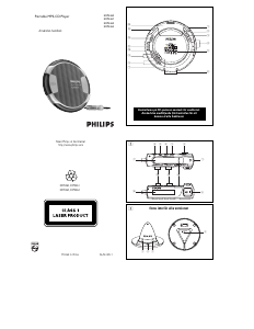 Bruksanvisning Philips EXP3461 Discman