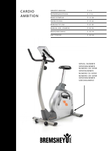Manuale Bremshey Cardio Ambition Cyclette