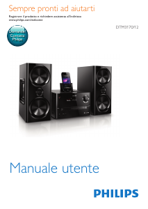 Manuale Philips DTM3170 Stereo set