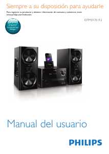 Manual Philips DTM3170 Stereo-set