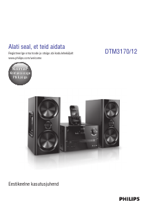 Kasutusjuhend Philips DTM3170 Stereokomplekt