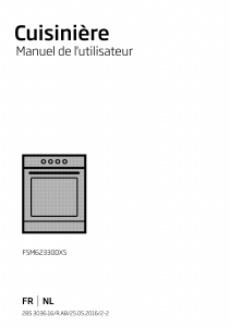 Handleiding BEKO FSM 62330 DXS Fornuis