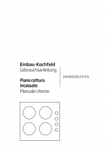 Bedienungsanleitung BEKO HII 84500 FHTX Kochfeld