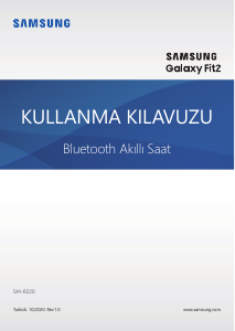 Kullanım kılavuzu Samsung SM-R220 Galaxy Fit2 Etkinlik İzleyici