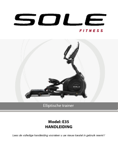 Handleiding Sole Fitness E35 Crosstrainer