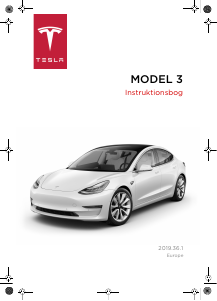 Brugsanvisning Tesla Model 3 (2019)