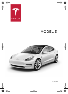 Bruksanvisning Tesla Model 3 (2019)