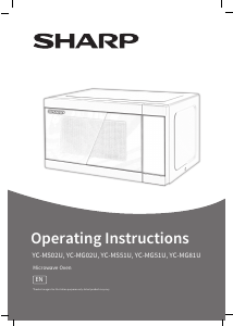 Manual Sharp YC-MG02U-B Microwave