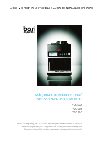 Manual Bari YCC 50A Máquina de café expresso