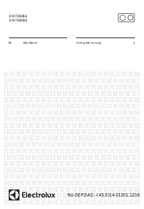Hướng dẫn sử dụng Electrolux EHI7280BA Tarô