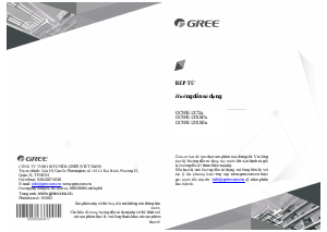 Hướng dẫn sử dụng Gree GCWK-21XSFa Tarô