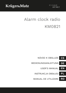 Instrukcja Krüger and Matz KM0821 Radiobudzik
