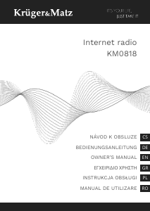 Bedienungsanleitung Krüger and Matz KM0818 Radio