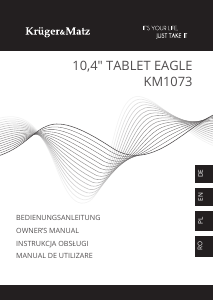 Handleiding Krüger and Matz KM1073 Tablet