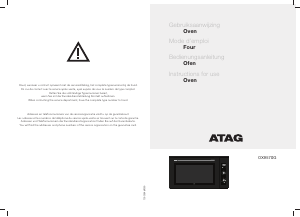 Manual ATAG OX9570G Oven
